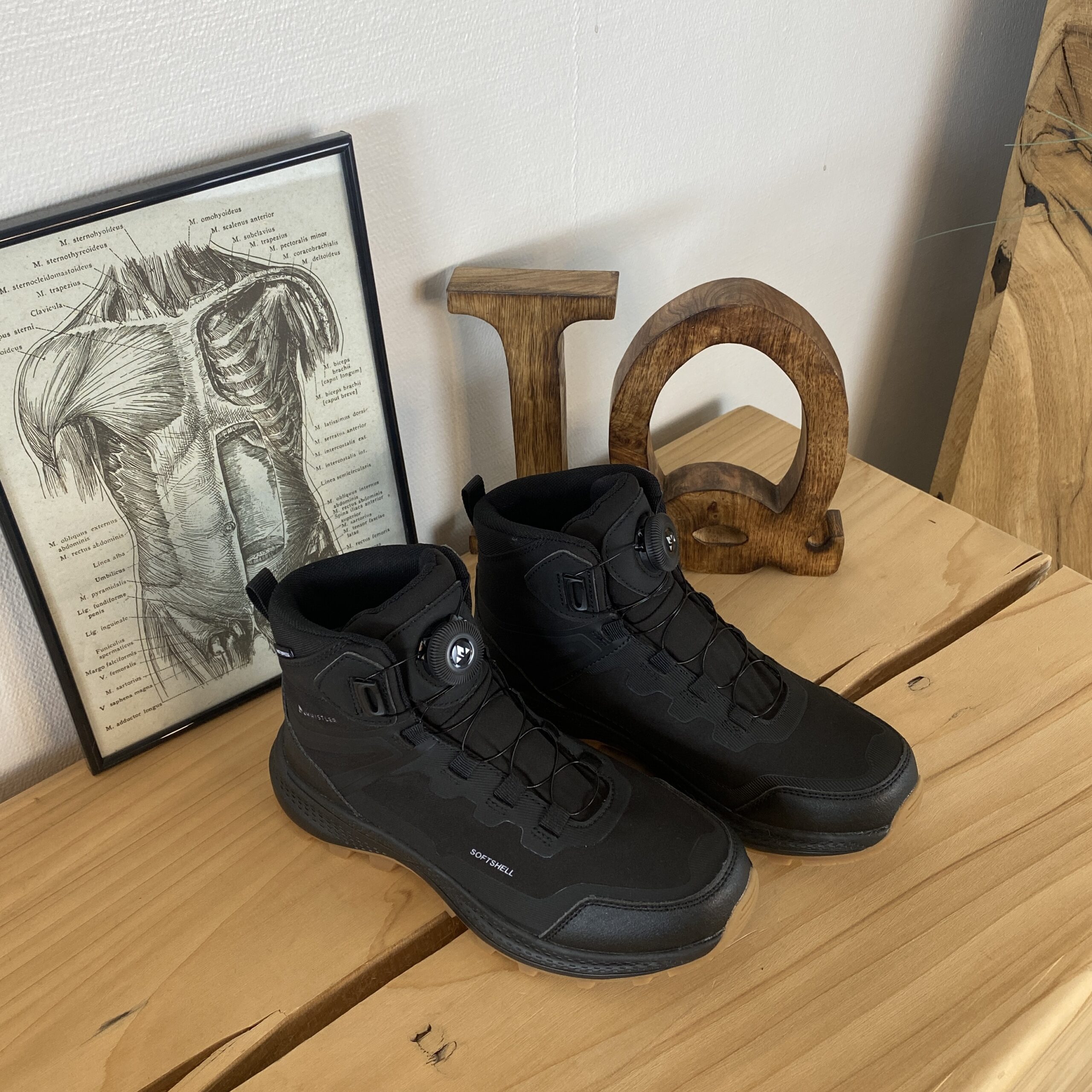 Whistler vattentät softshell vandringskänga med BOA-stängning i svart