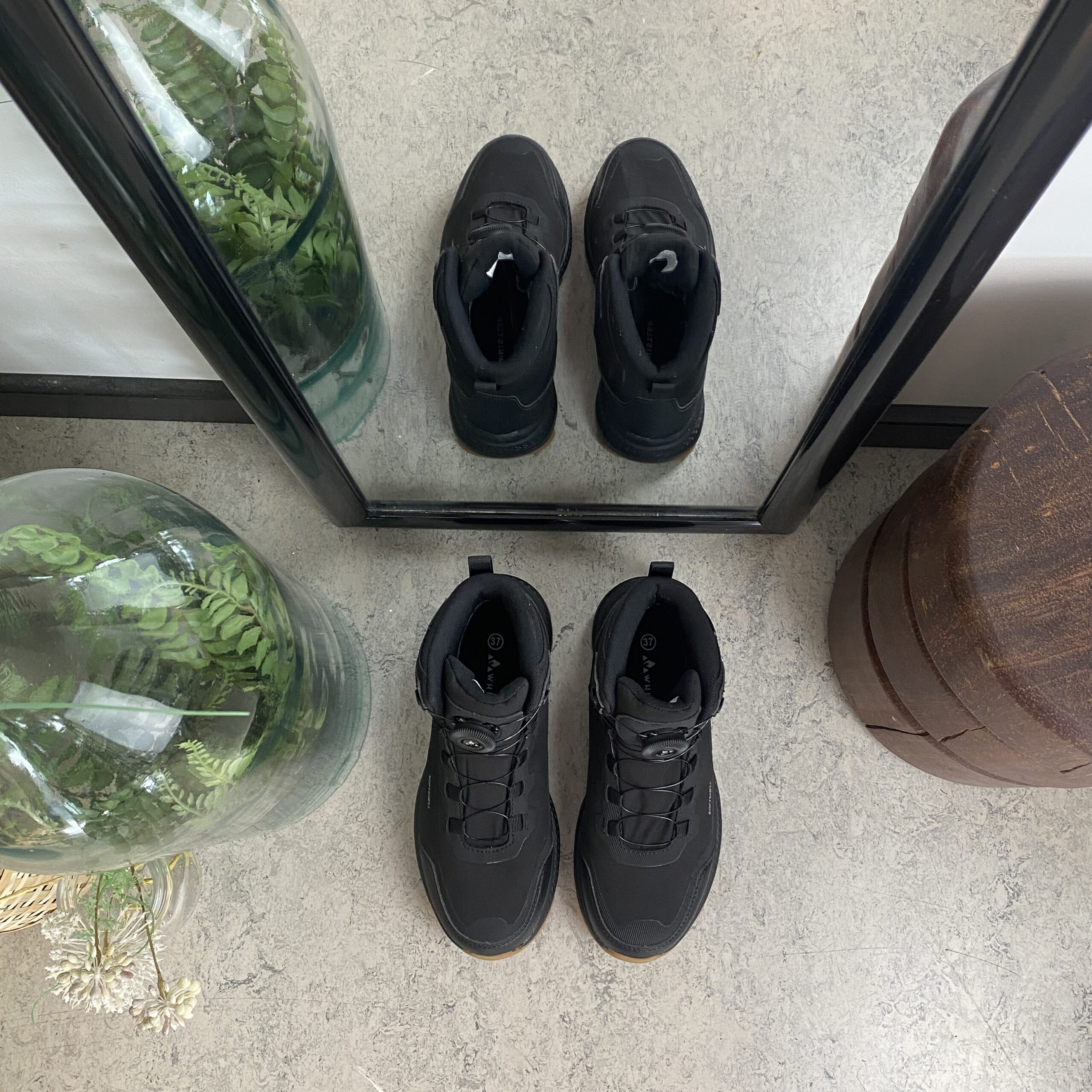 Whistler vattentät softshell vandringskänga med BOA-stängning i svart