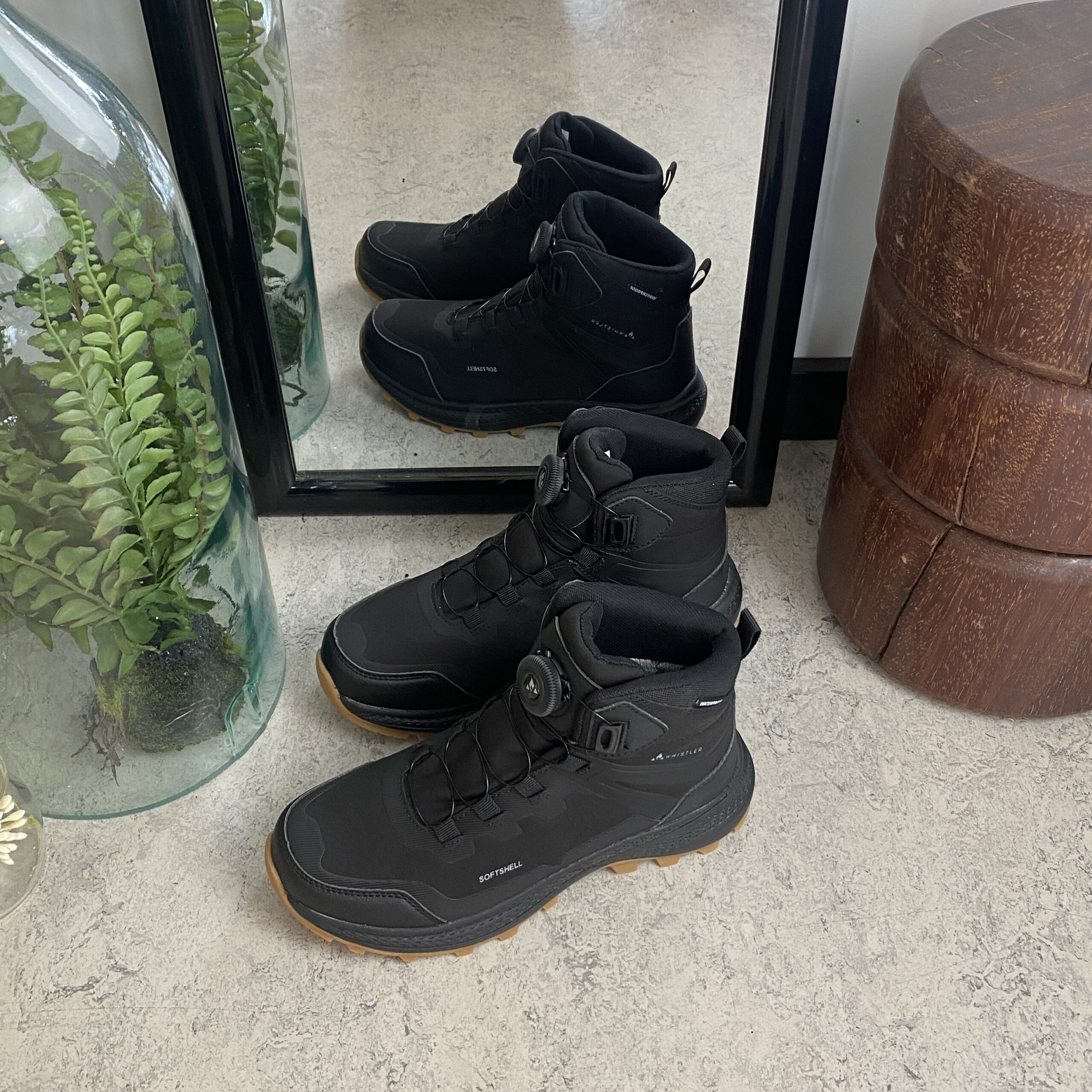 Whistler vattentät softshell vandringskänga med BOA-stängning i svart