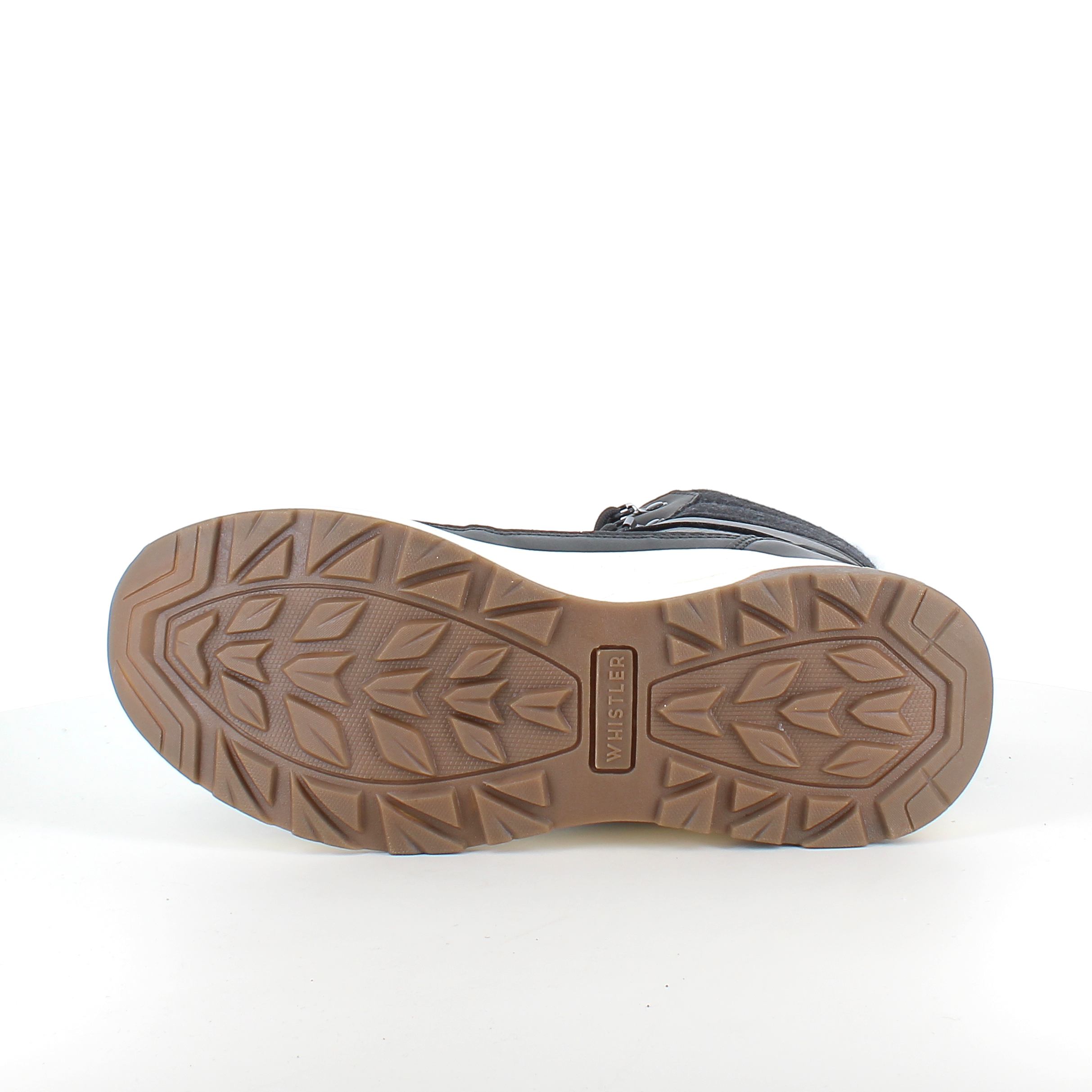 Vattentät, svart vinterstövel med fleecefoder