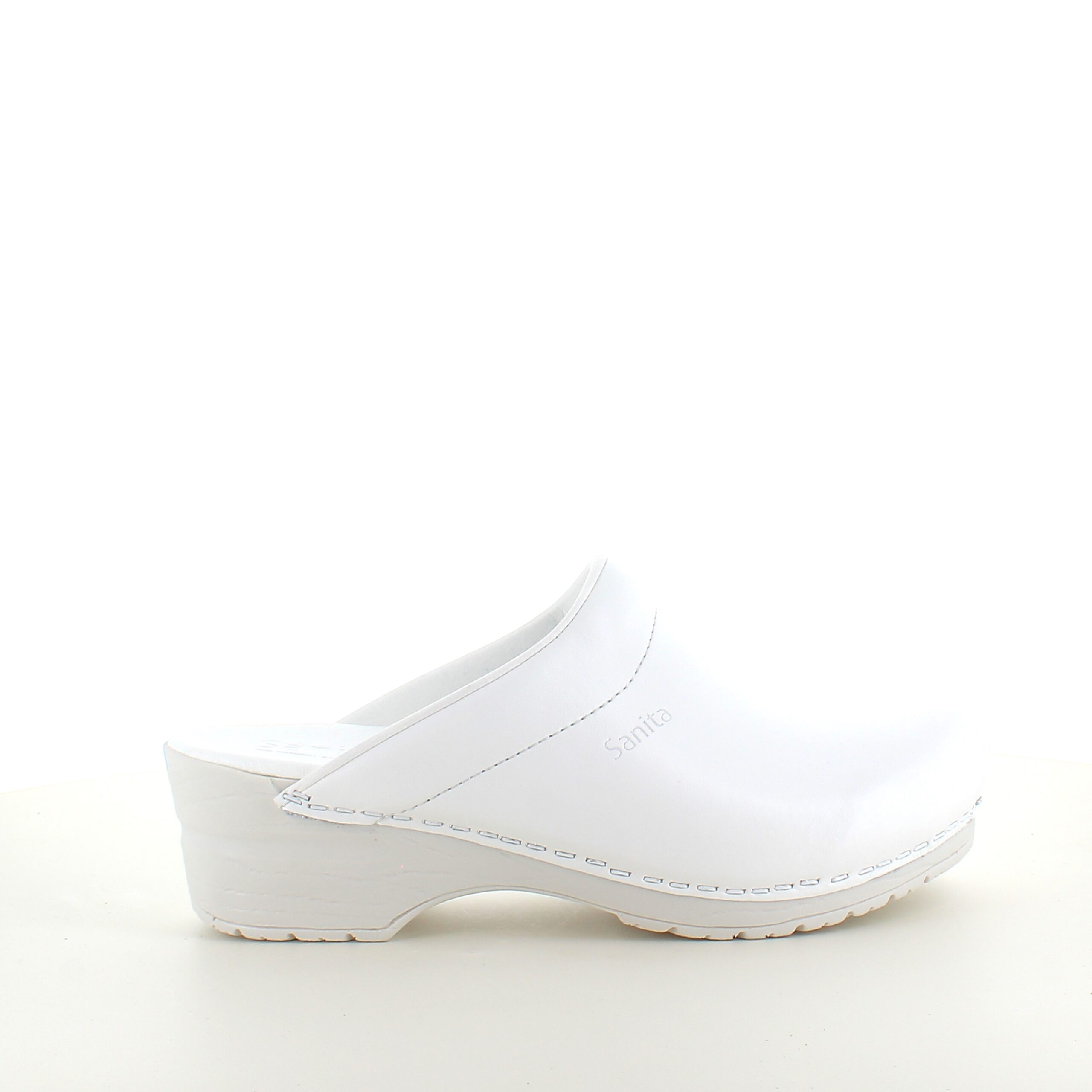 Vit Sanita toffelträskor med flexibel sula