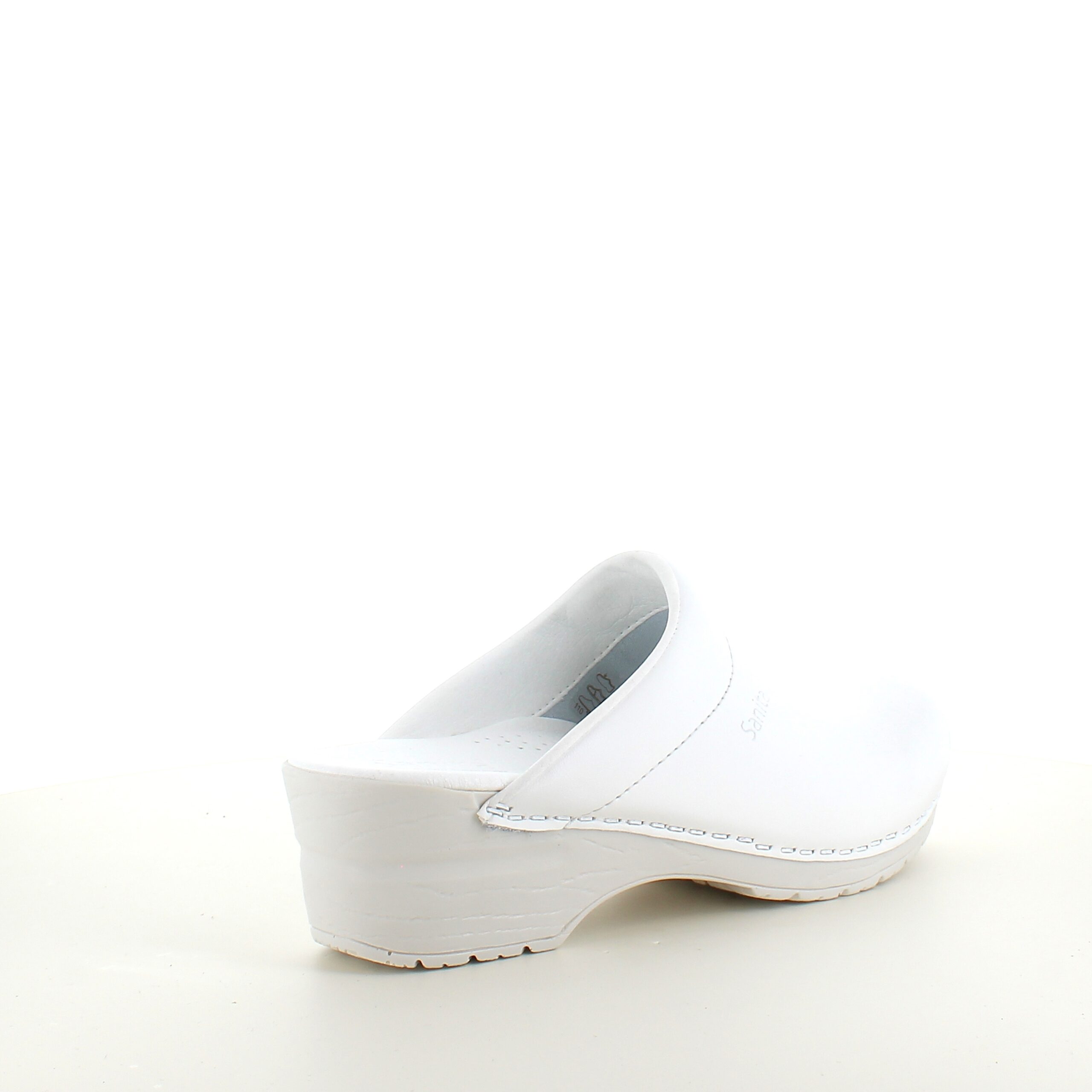 Vit Sanita toffelträskor med flexibel sula