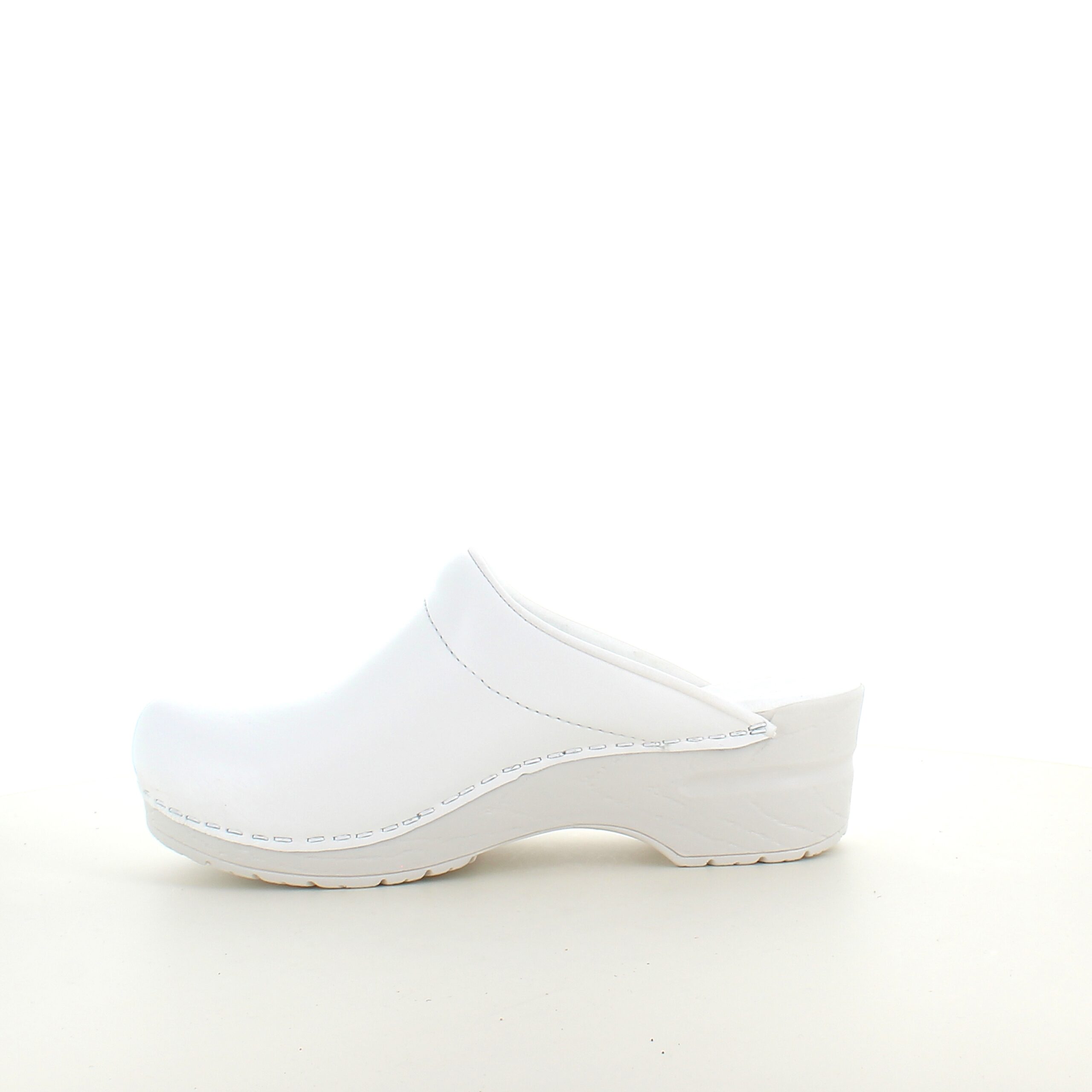 Vit Sanita toffelträskor med flexibel sula