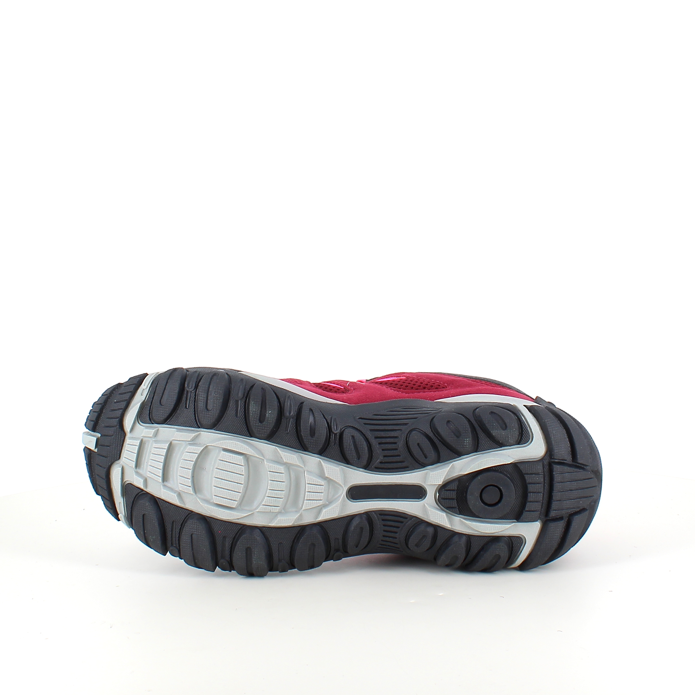 Damskor i bordeauxrosa med TPR-sula och snören – andningsbar och bekväm