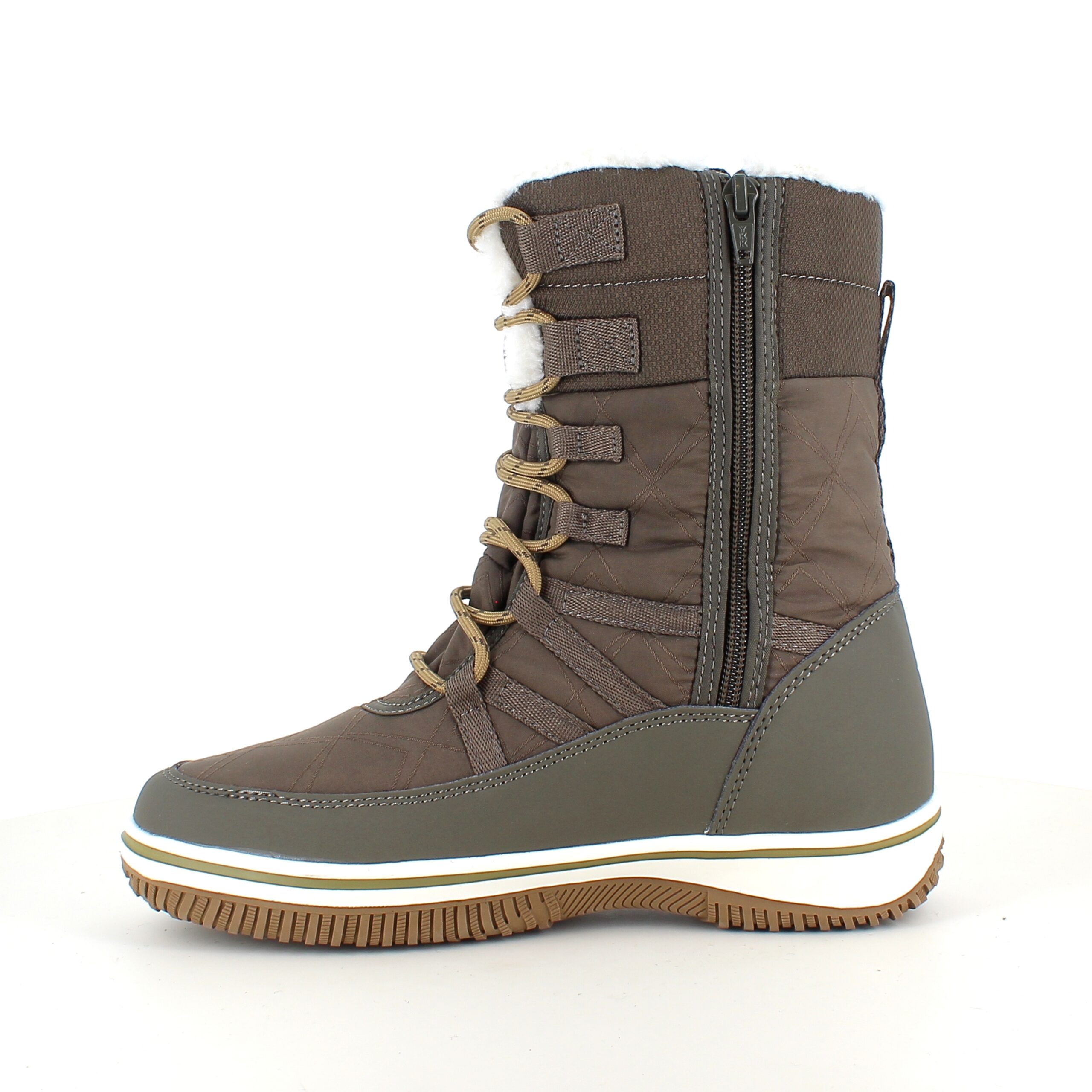 Vattentät Whistler vinterstövel med snörning och dragkedja.