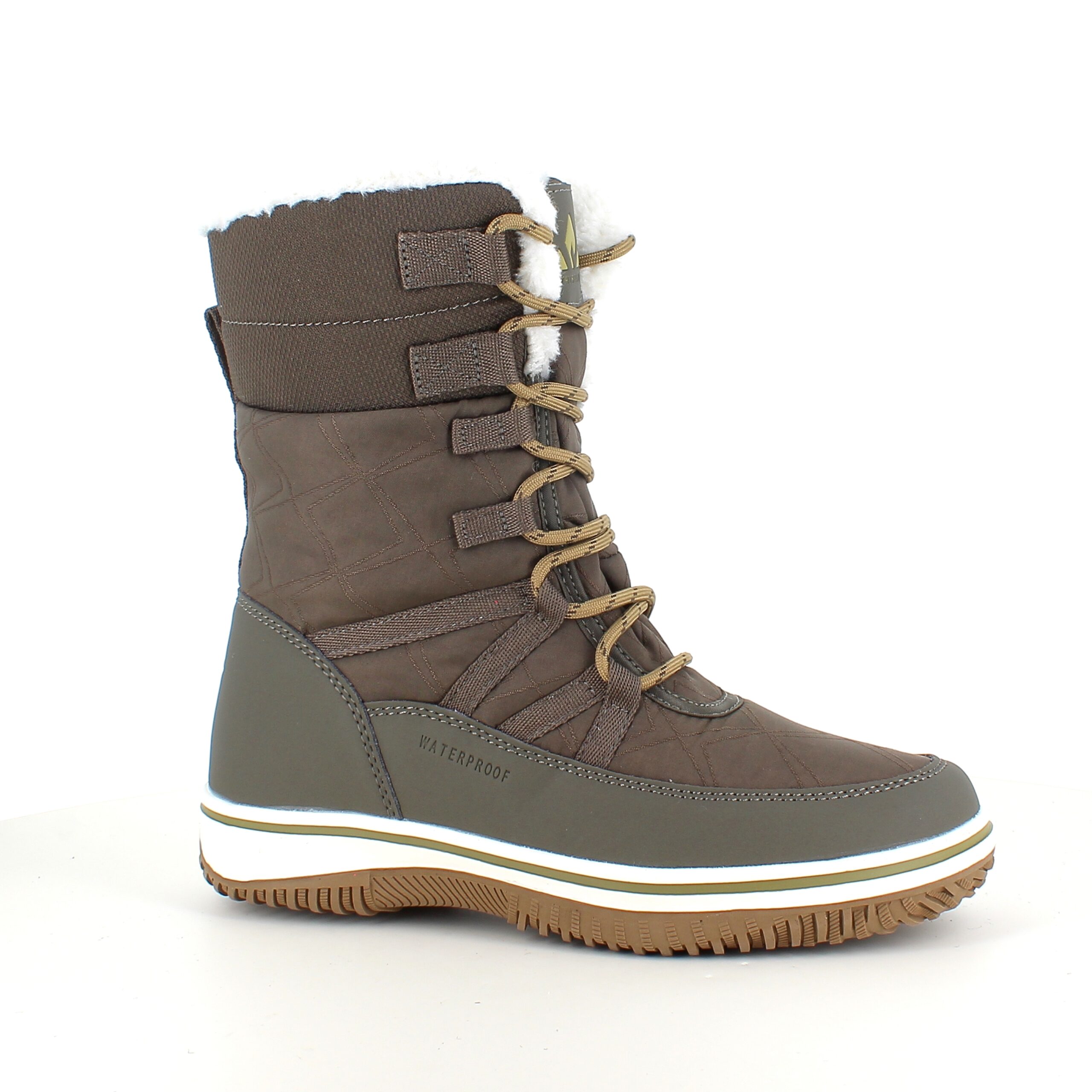 Vattentät Whistler vinterstövel med snörning och dragkedja.